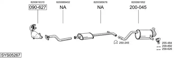 BOSAL SYS05267
