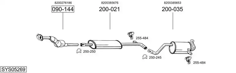 BOSAL SYS05269
