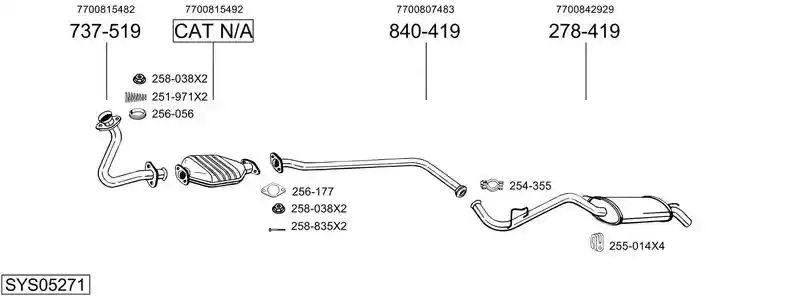 BOSAL SYS05271