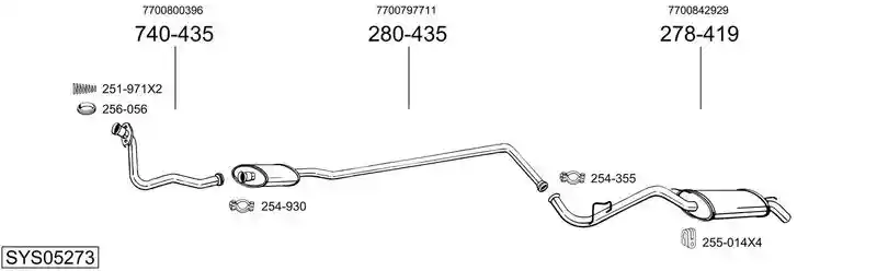 BOSAL SYS05273