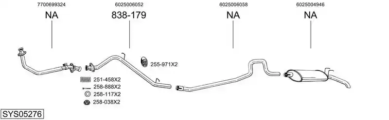 BOSAL SYS05276
