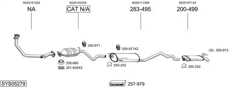 BOSAL SYS05279