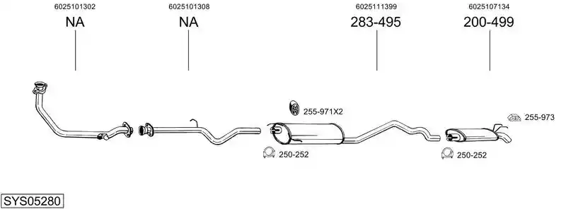 BOSAL SYS05280