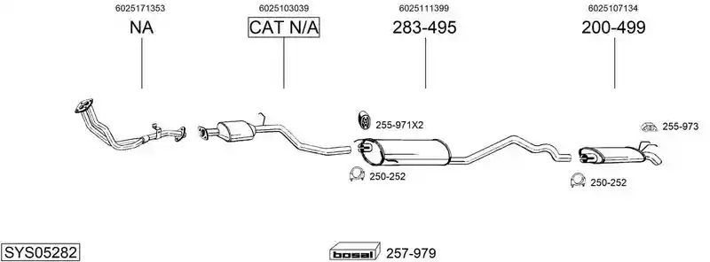 BOSAL SYS05282