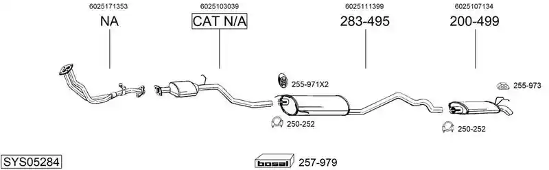 BOSAL SYS05284