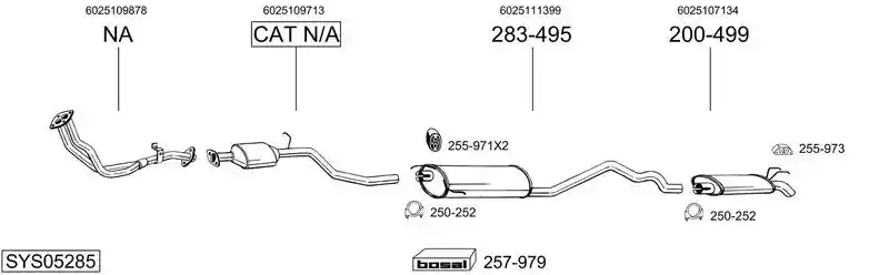 BOSAL SYS05285