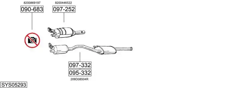 BOSAL SYS05293