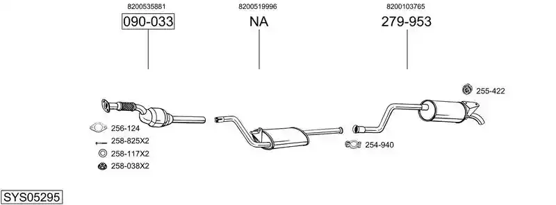 BOSAL SYS05295
