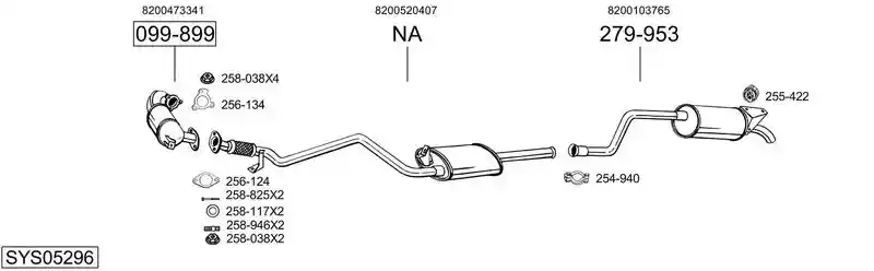BOSAL SYS05296