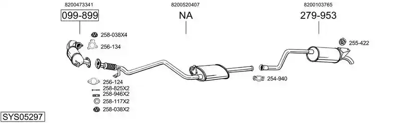 BOSAL SYS05297