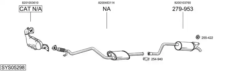 BOSAL SYS05298