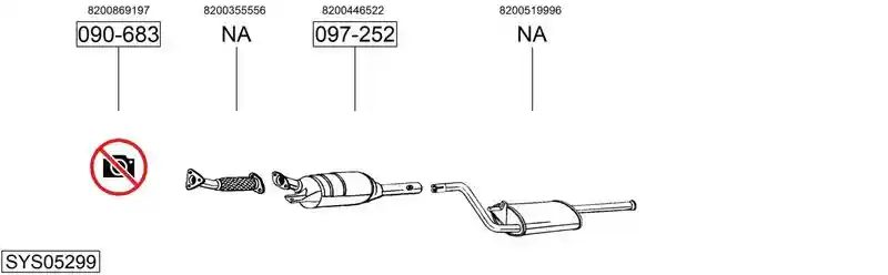 BOSAL SYS05299