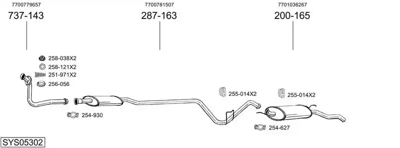 BOSAL SYS05302