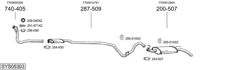 BOSAL SYS05303