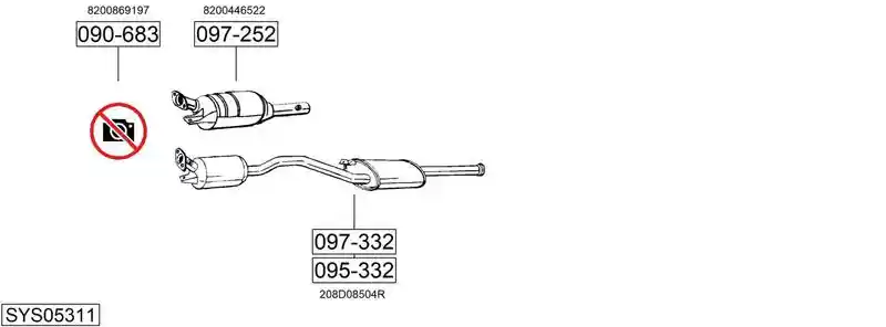 BOSAL SYS05311
