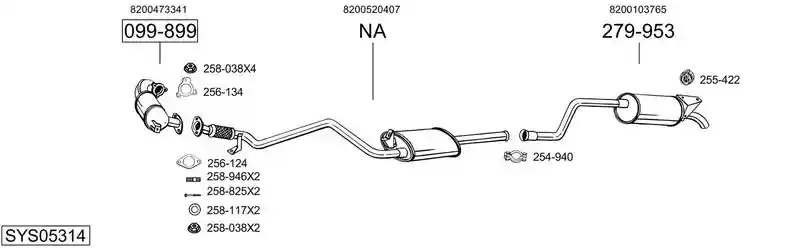 BOSAL SYS05314