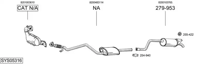 BOSAL SYS05316