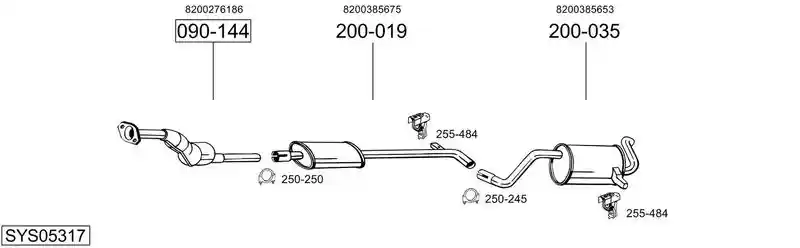 BOSAL SYS05317