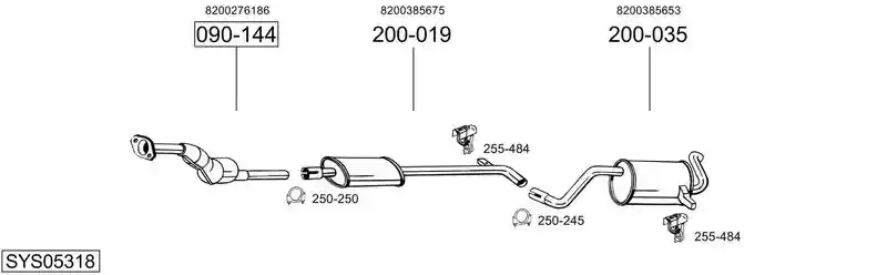 BOSAL SYS05318