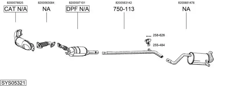 BOSAL SYS05321