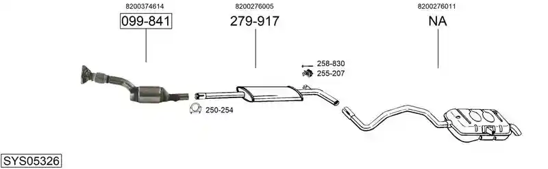 BOSAL SYS05326