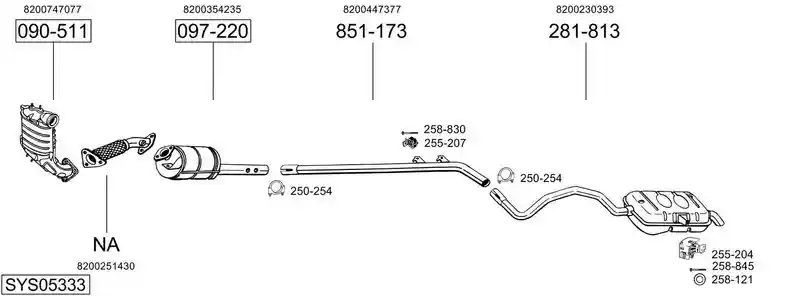 BOSAL SYS05333