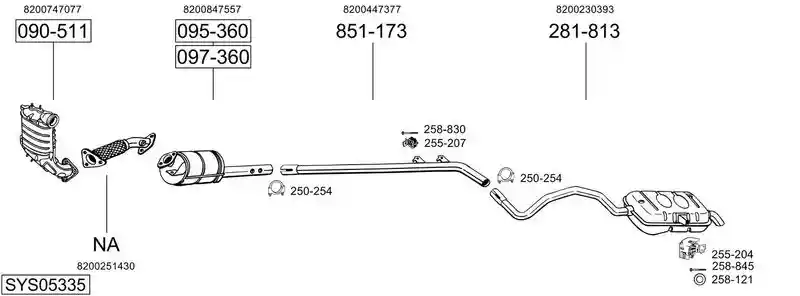 BOSAL SYS05335