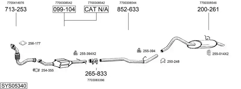 BOSAL SYS05340