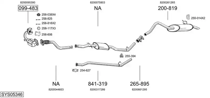 BOSAL SYS05346