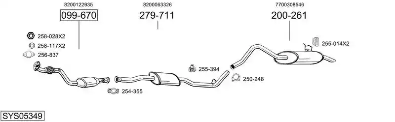 BOSAL SYS05349
