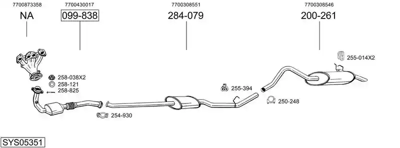 BOSAL SYS05351
