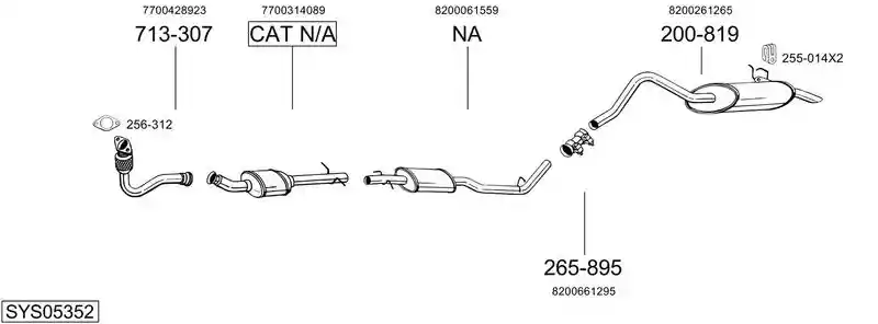 BOSAL SYS05352