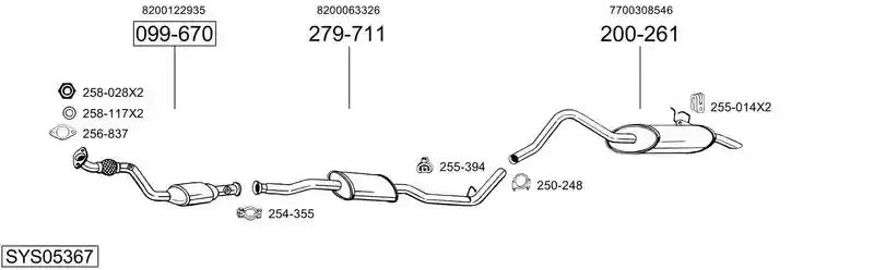 BOSAL SYS05367