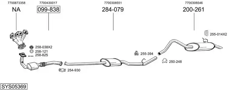 BOSAL SYS05369
