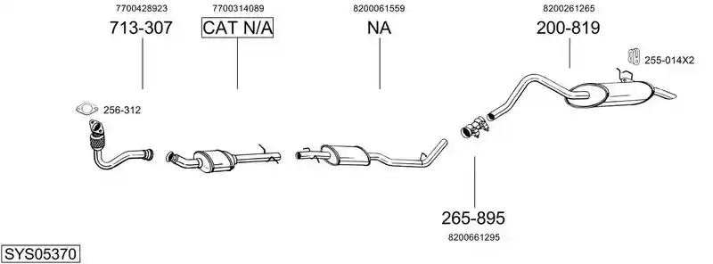 BOSAL SYS05370