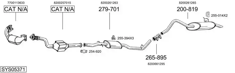 BOSAL SYS05371