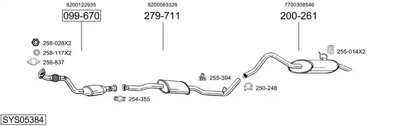 BOSAL SYS05384