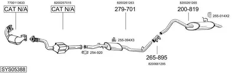 BOSAL SYS05388