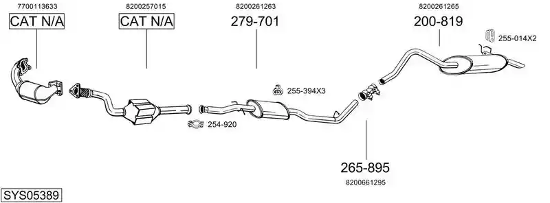 BOSAL SYS05389