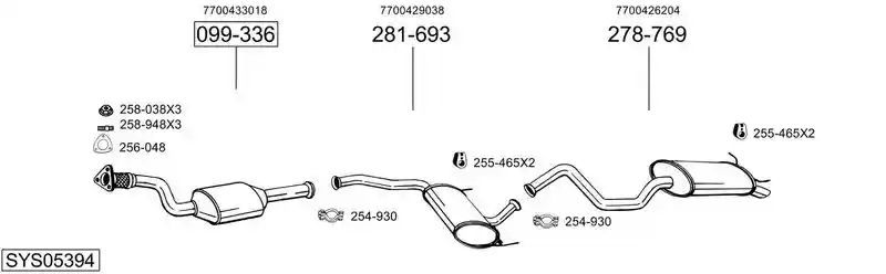 BOSAL SYS05394
