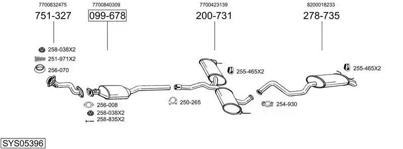 BOSAL SYS05396