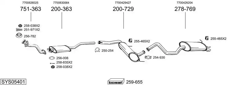 BOSAL SYS05401
