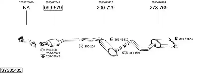 BOSAL SYS05405
