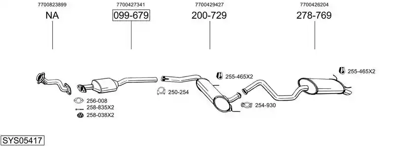 BOSAL SYS05417