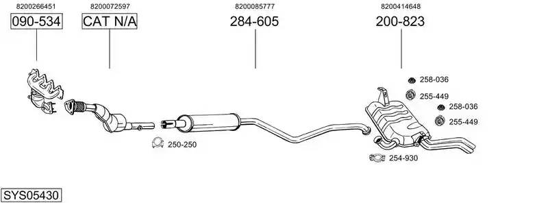BOSAL SYS05430