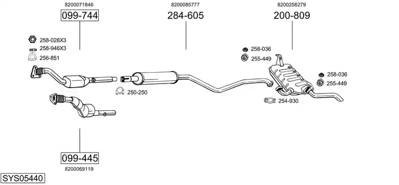 BOSAL SYS05440