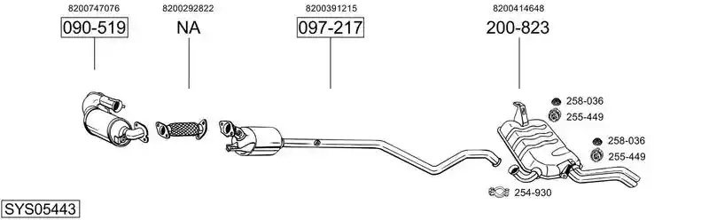 BOSAL SYS05443