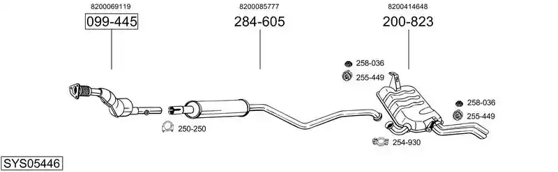 BOSAL SYS05446