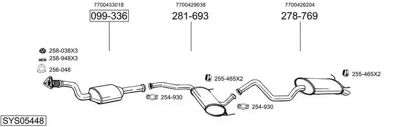 BOSAL SYS05448