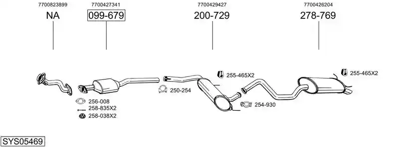 BOSAL SYS05469